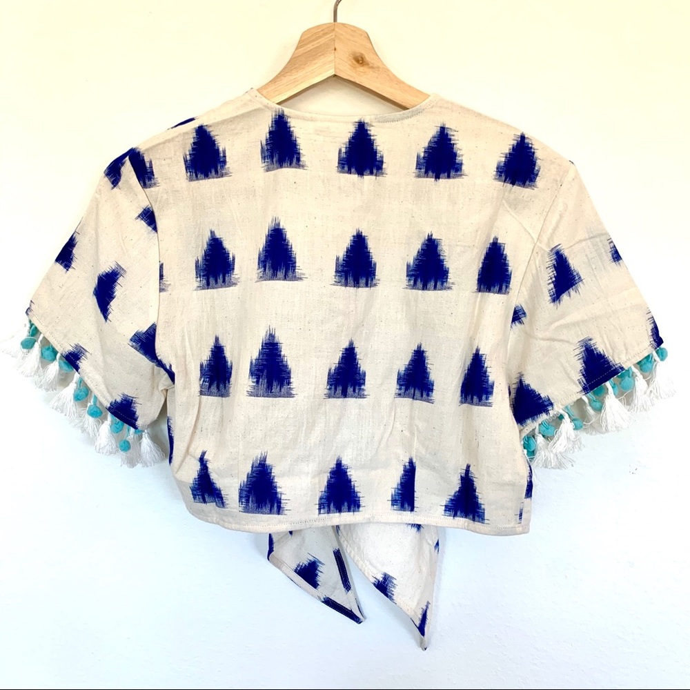 Tessora Lydia cropped wrap top - Picture 6 of 6